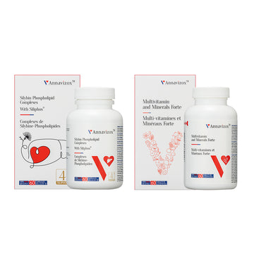 Silybin Phospholipid Complexes With Siliphos® Capsules 1 Bottle + Multivitamin and Minerals Forte Tablets 1 Bottle