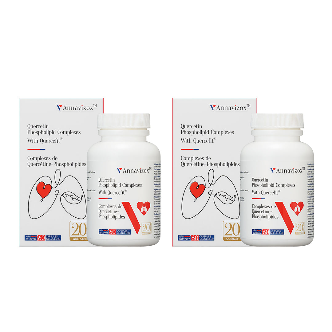 Quercetin Phospholipid Complexes With Quercefit® 2 Bottles