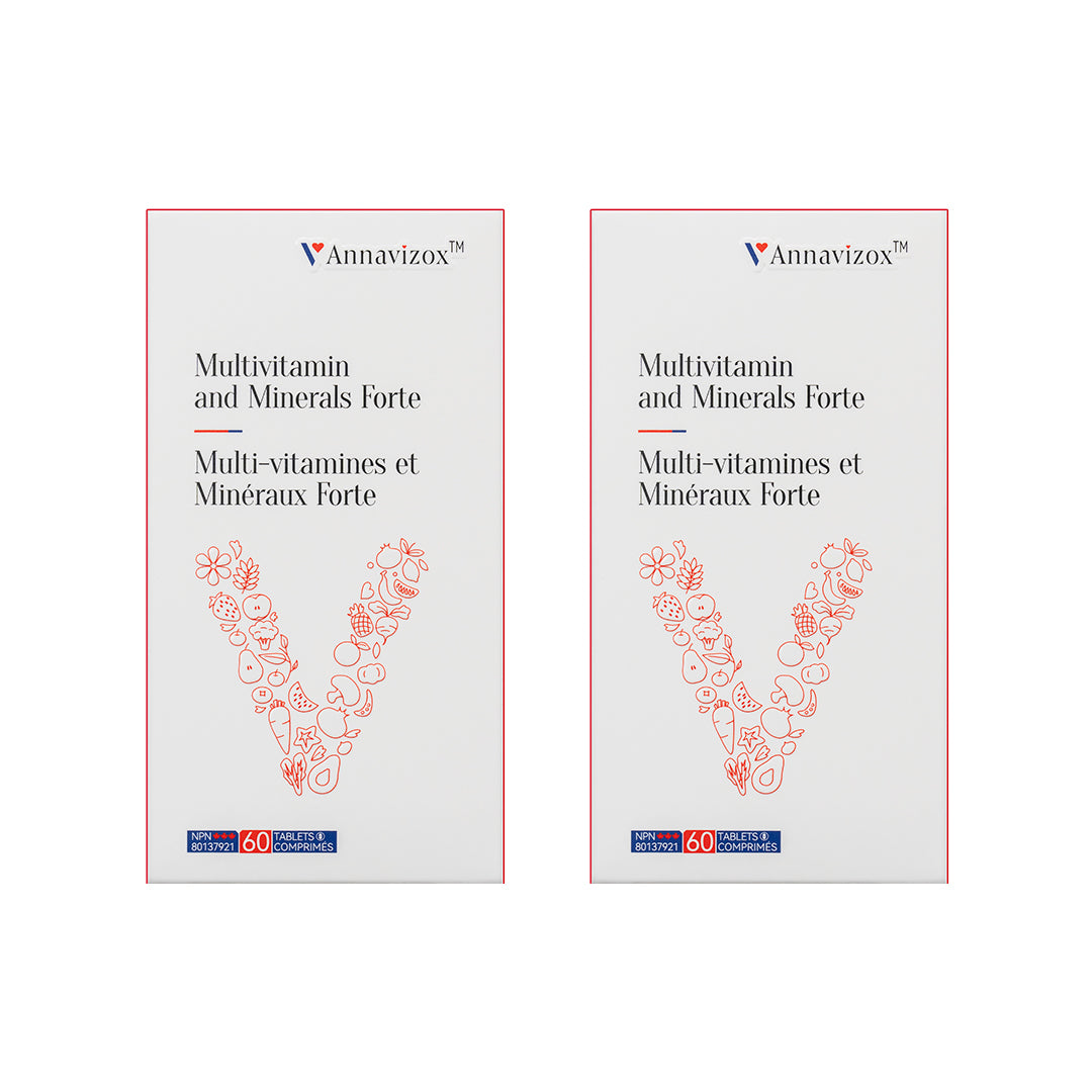 Multivitamin and Minerals Forte Tablets 2 Bottles