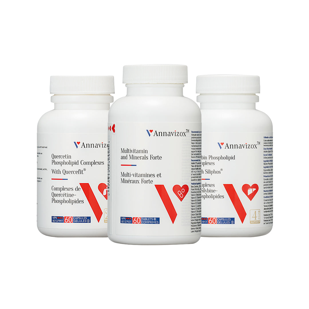 Silybin Phospholipid Complexes With Siliphos® Capsules 1 Bottle + Quercetin Phospholipid Complexes With Quercefit® 1 Bottle + Multivitamin and Minerals Forte Tablets 1 Bottle