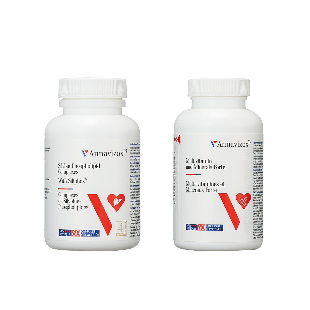 Silybin Phospholipid Complexes With Siliphos® Capsules 1 Bottle + Multivitamin and Minerals Forte Tablets 1 Bottle