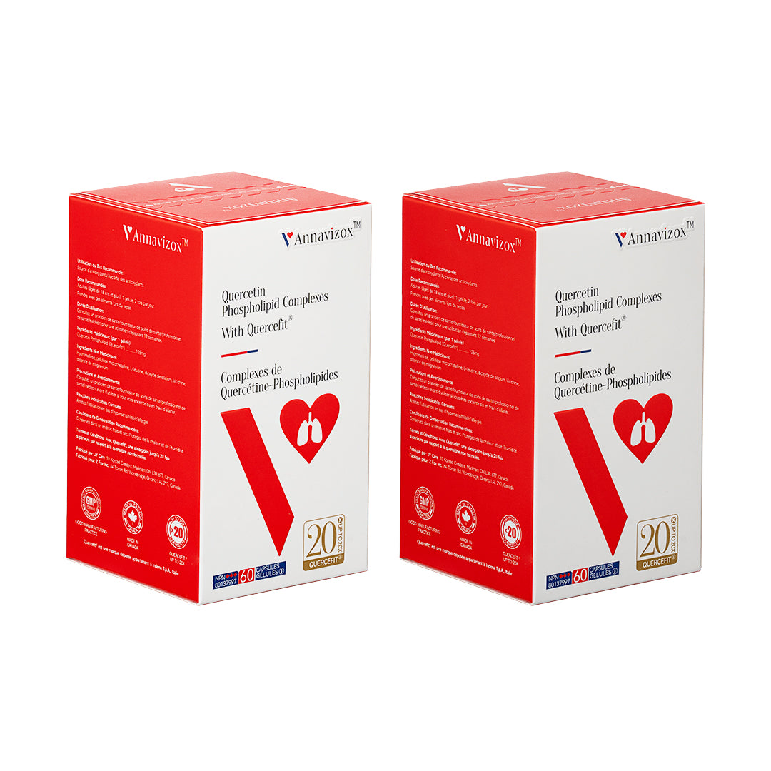 Quercetin Phospholipid Complexes With Quercefit® 2 Bottles