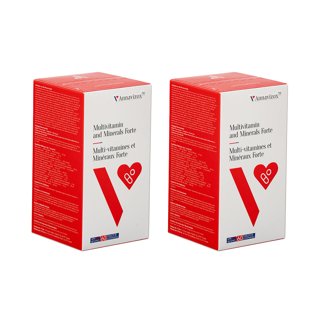 Multivitamin and Minerals Forte Tablets 2 Bottles