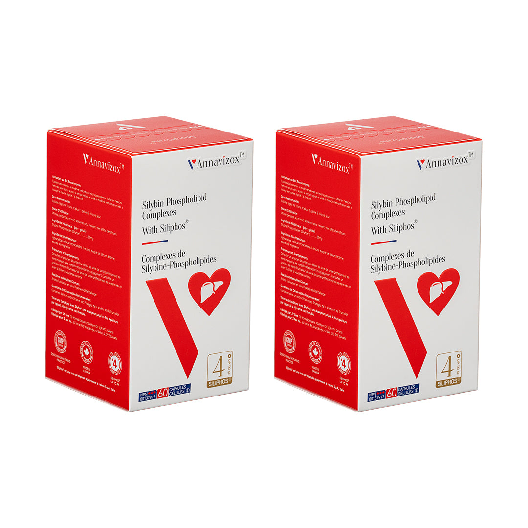 Silybin Phospholipid Complexes With Siliphos® Capsules 2 Bottles